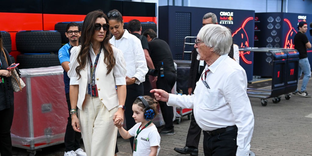 Bernie Ecclestone e Fabiana Flosi