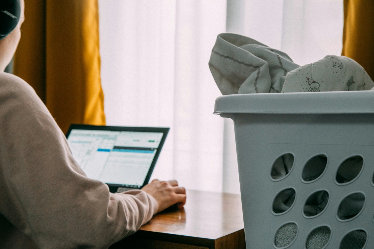 Focar energia entre trabalho e casa Trabalhar em casa