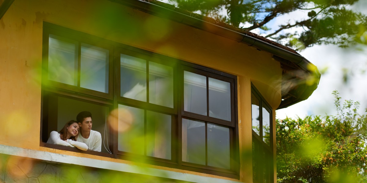 Casa pré-fabricada bifamiliar