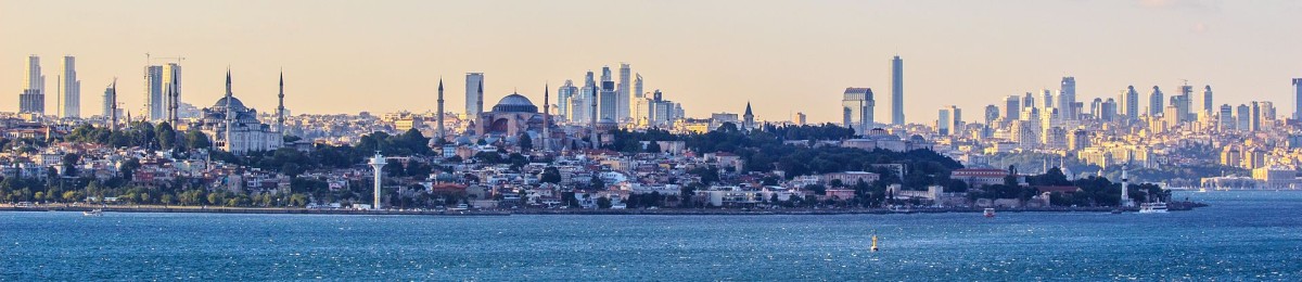 Vista panorámica de la ciudad desde el Bósforo.