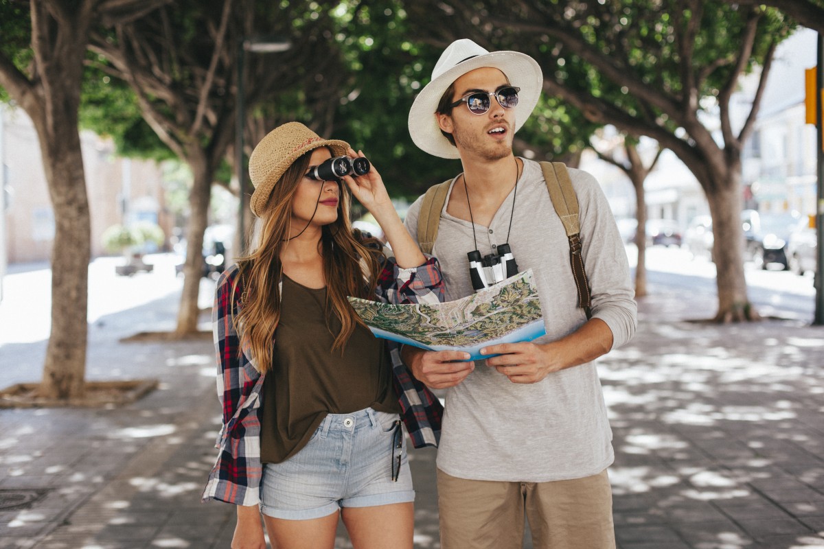 Turistas de férias