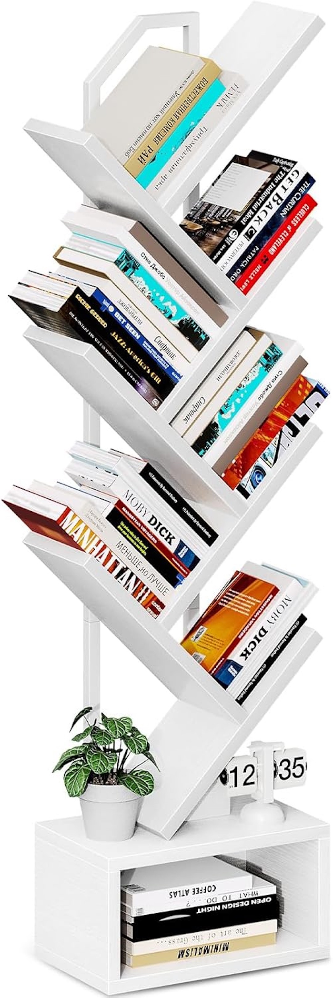 estante de livros