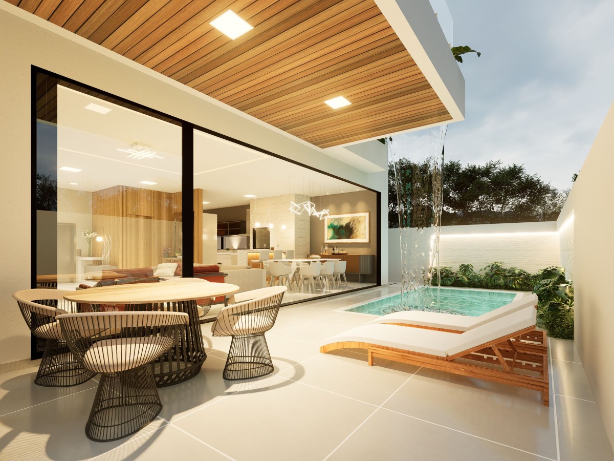 Casa com piscina