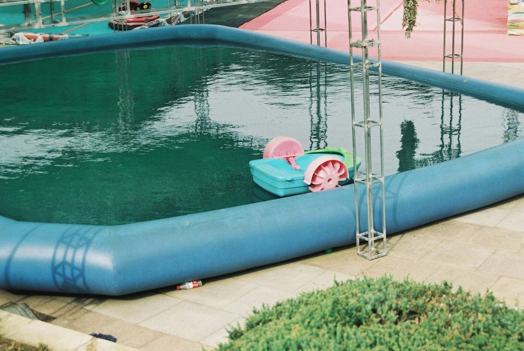piscina insuflável