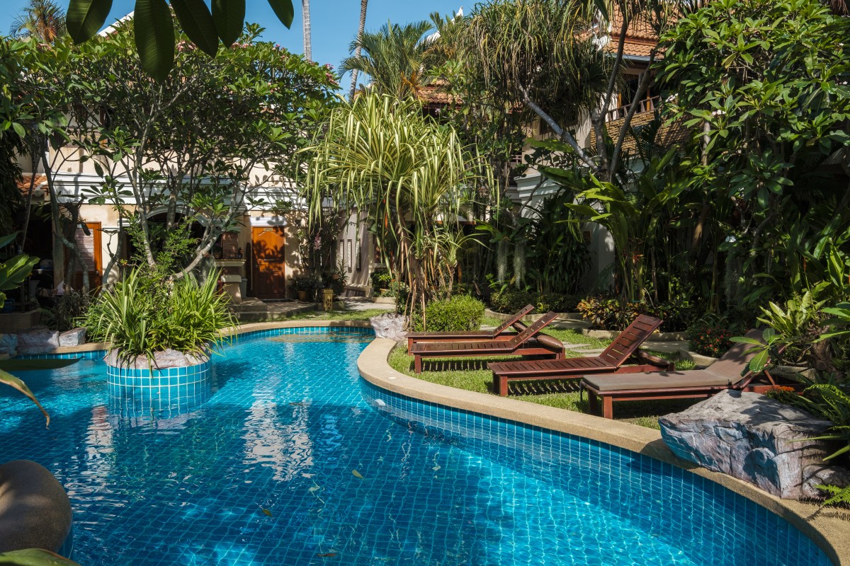 Piscina na natureza