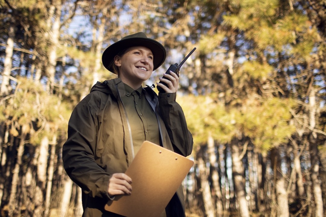 vigilante na natureza