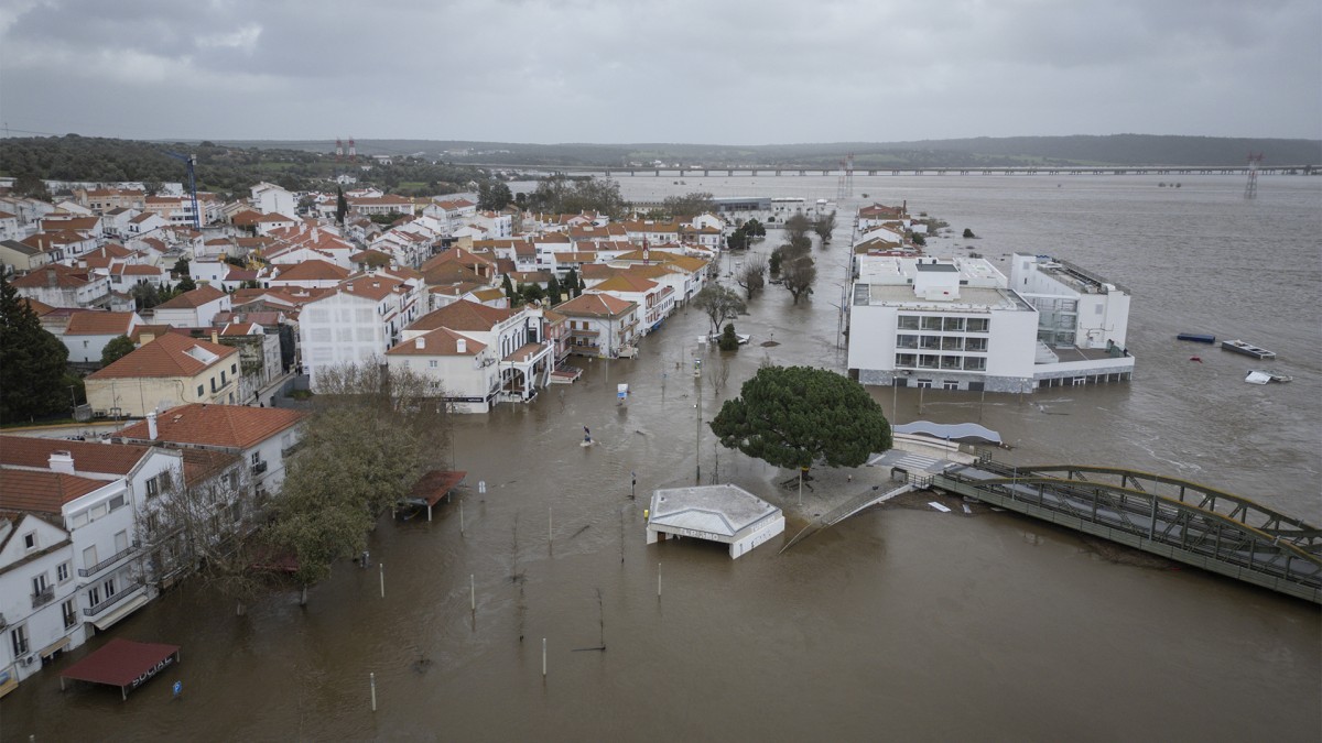 Cheias em Alcácer do Sal