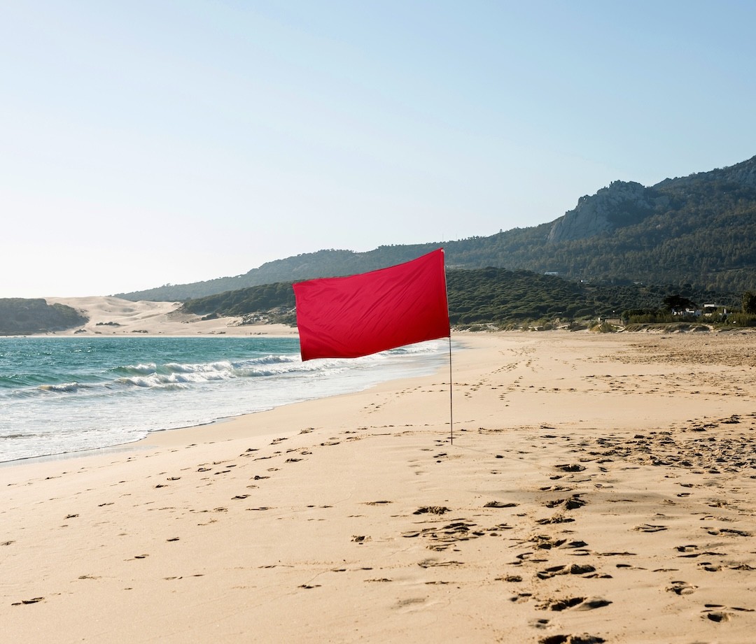 bandeira vermelha