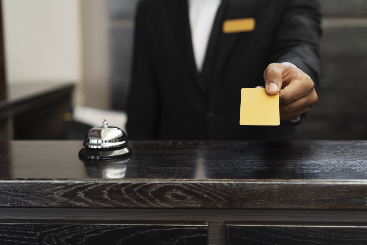 Receção hotel
