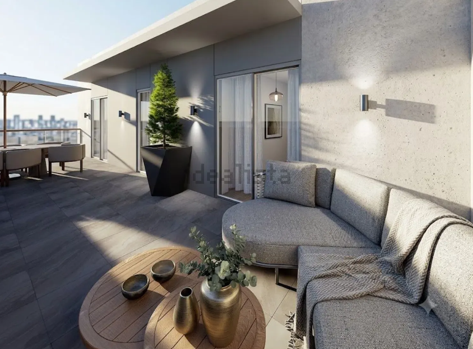 Casa com terraço exterior