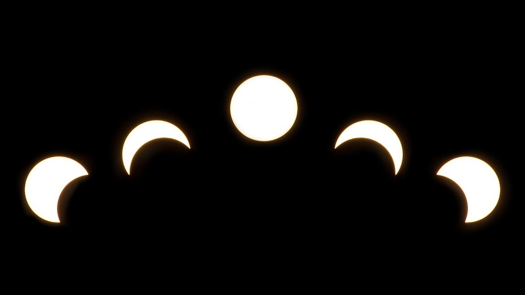 fases de um eclipse