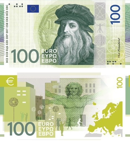 Novas notas Euro
