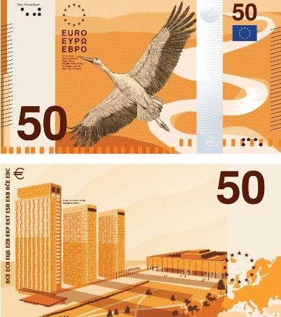 Novas notas Euro