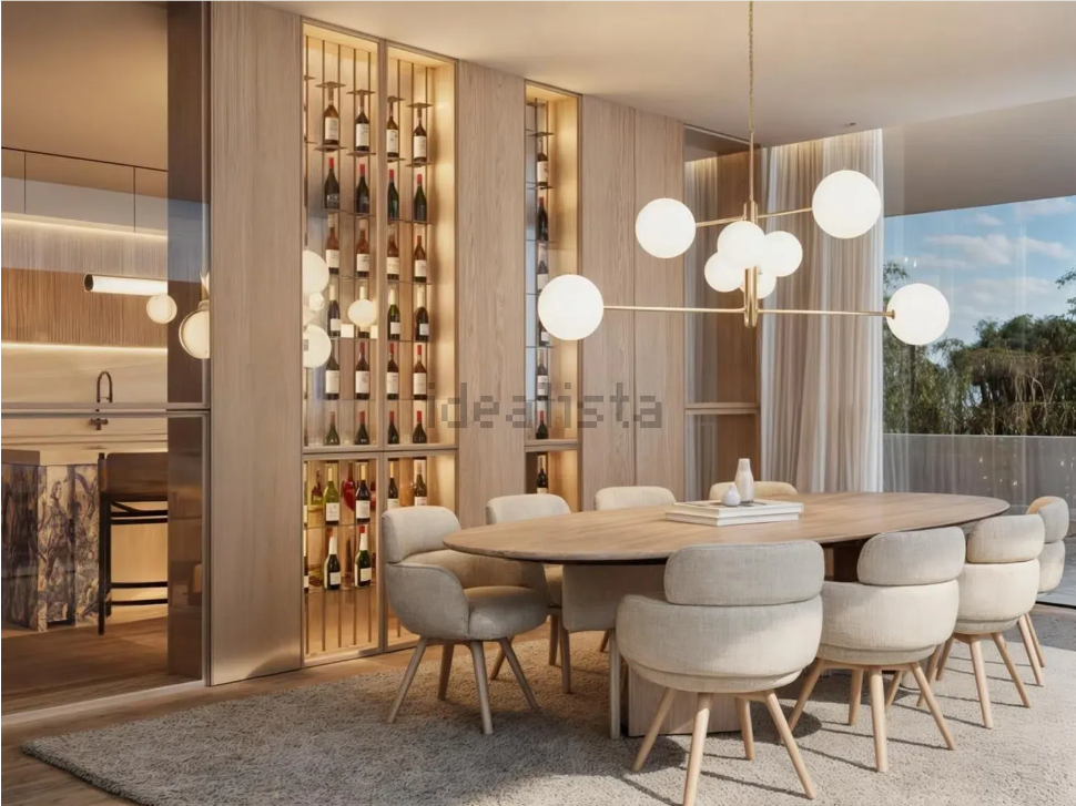 Sala de jantar nova construçao