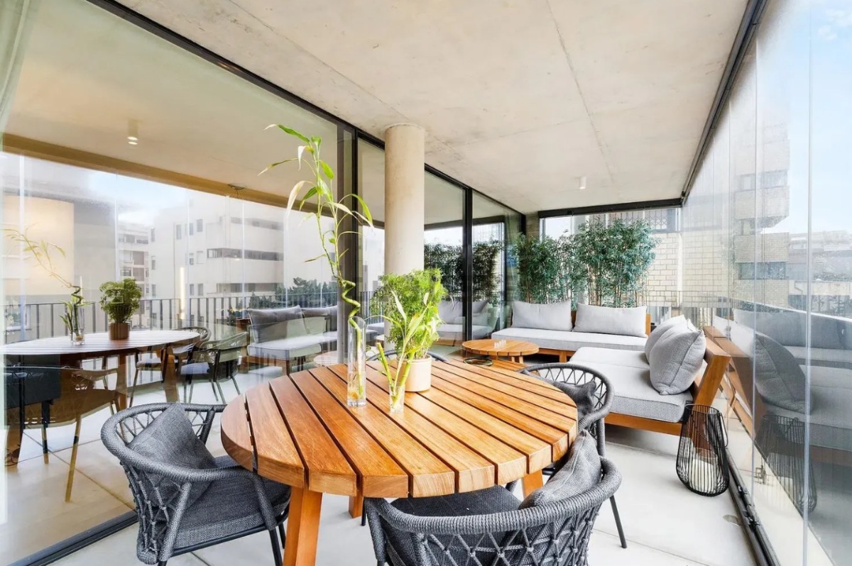 Terraço com orientaçao solar