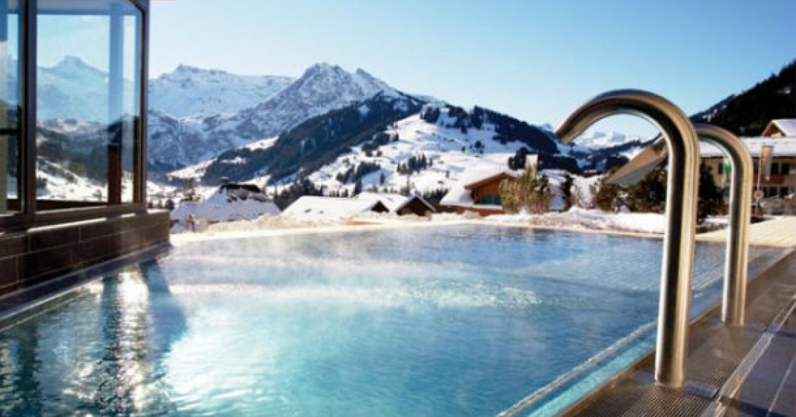 the cambrian adelboden: piscina ao ar livre nos alpes suíços (fotos e vídeo)