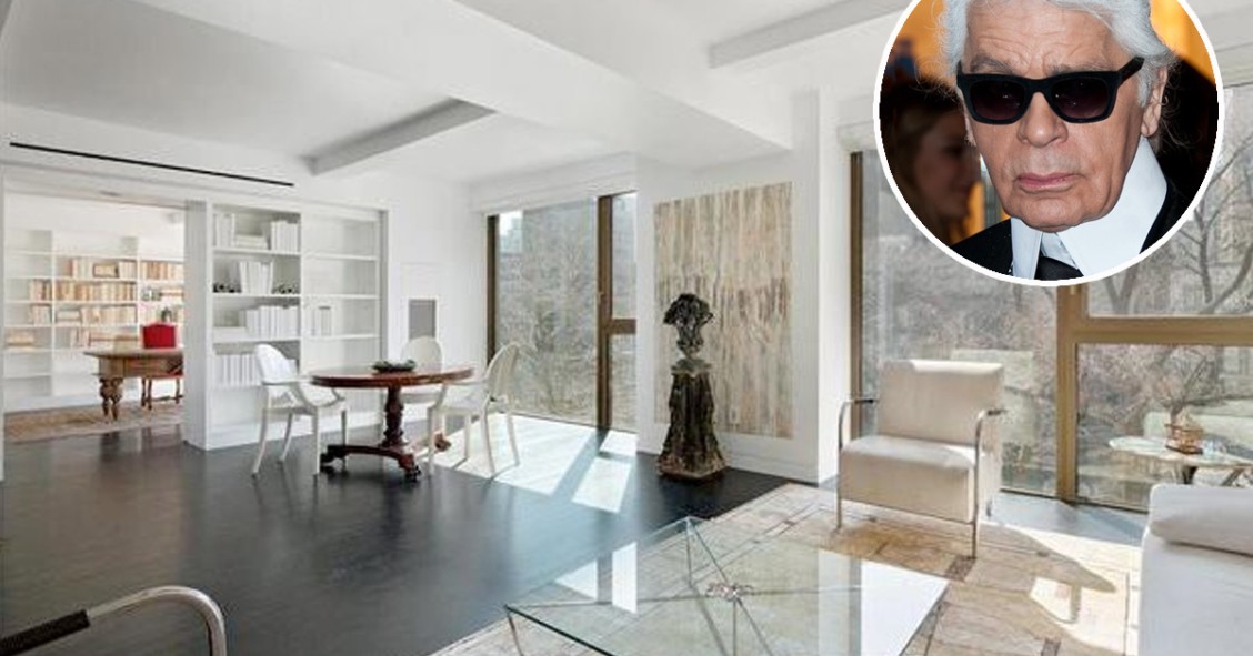Karl Lagerfeld volta a pôr à venda o seu apartamento em Nova Iorque (fotos)