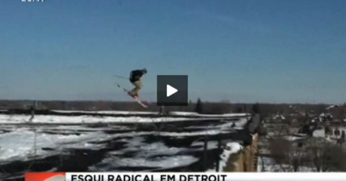 Fazer esqui e parkour numa cidade com mais de 70 mil edifícios abandonados (vídeo)