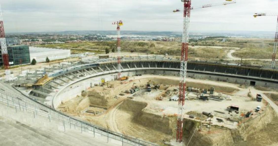 De Vicente Calderón a La Peineta: o novo estádio do Atlético de Madrid começa a ganhar forma (fotos)