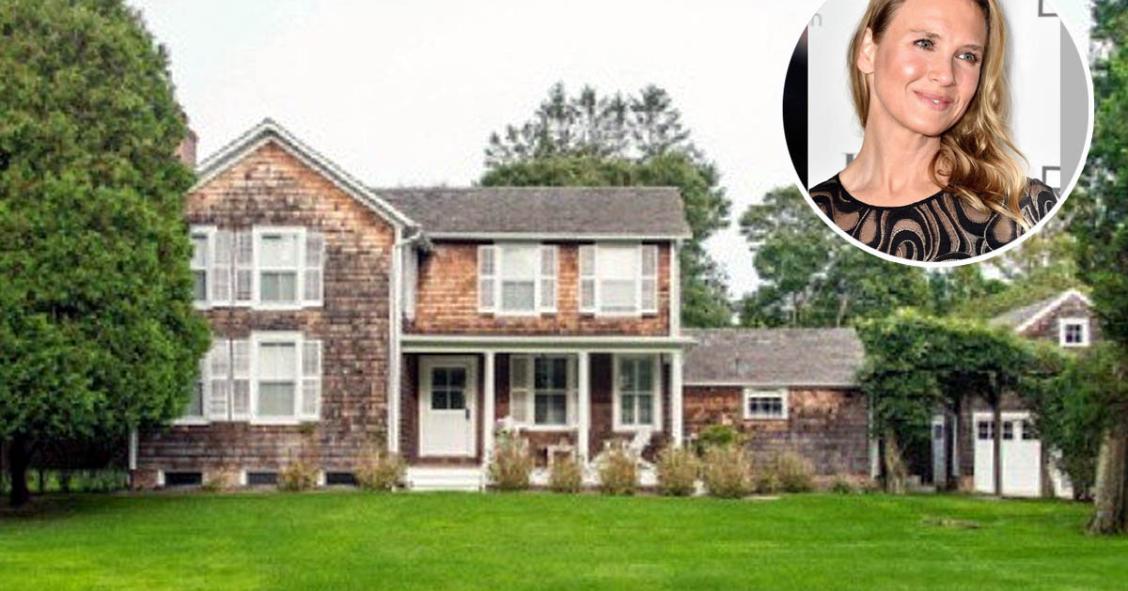 Renée Zellweger muda de “look” e de casa: vende a mansão nos Hamptons por 3,5 milhões (fotos) 