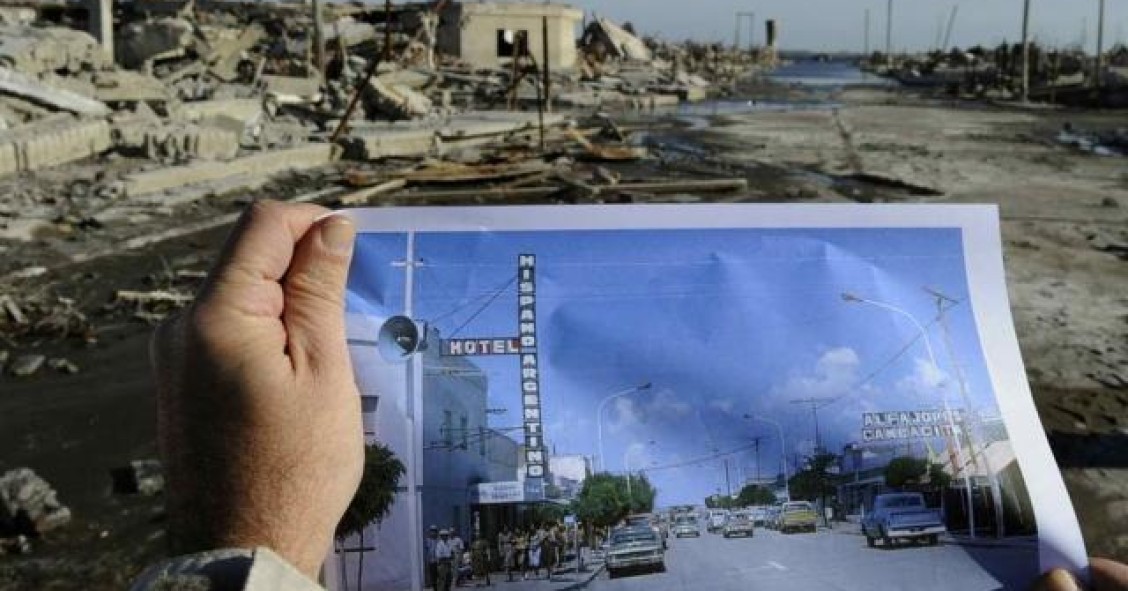 Assim ficou a cidade argentina submergida durante 25 anos debaixo de água (fotos)