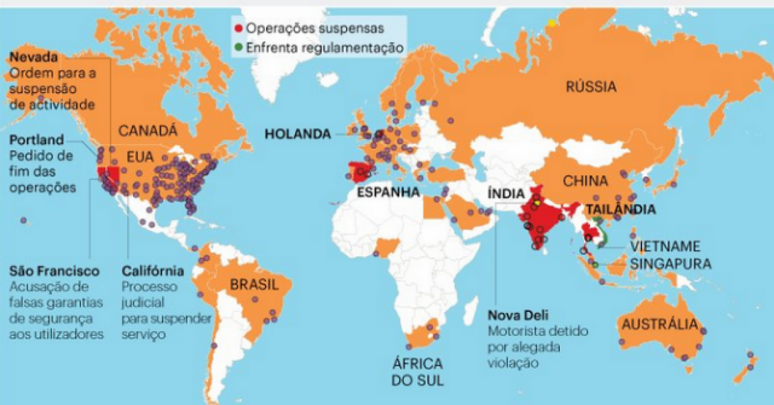 Radiografia do dia: O que é a Uber e em que cidades está funcionar?