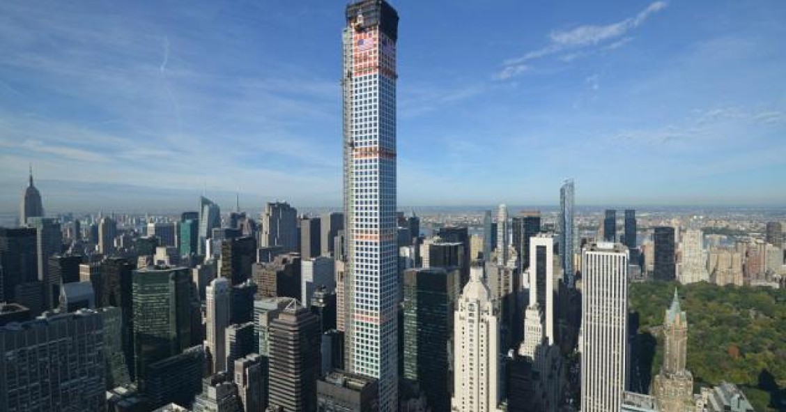 Vista panorâmica do arranha-céus 432 Park Avenue (Foto: CIM Group/Macklowe Properties).