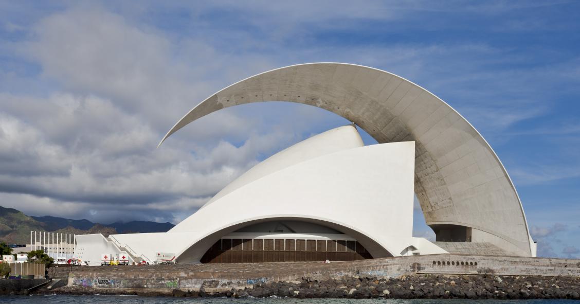 Auditório Adán Martín, em Santa Cruz de Tenerife, Espanha.