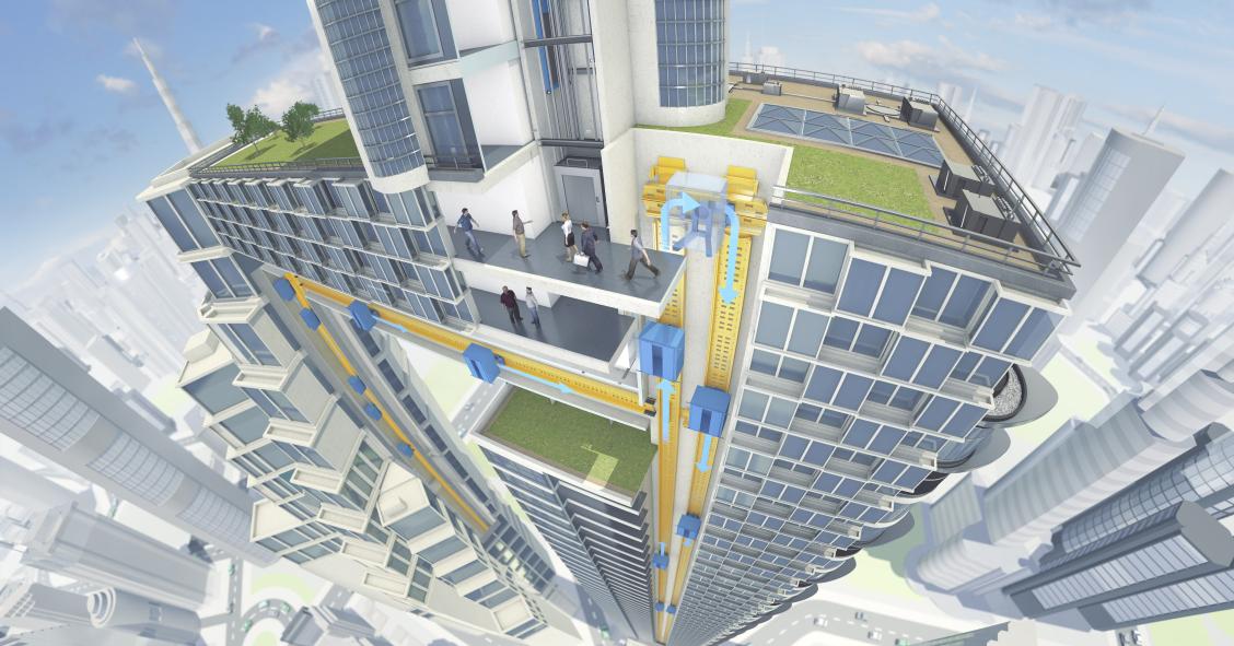 E se “apanhasses” um elevador que andasse na horizontal? 