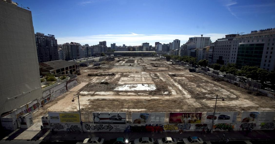 Terrenos da antiga Feira Popular de Lisboa, fotografados pelo Público