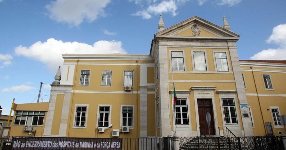 Antigo hospital militar, em Lisboa, vai ser licitado por 12 milhões de euros (fotografia do Correio da Manhã)