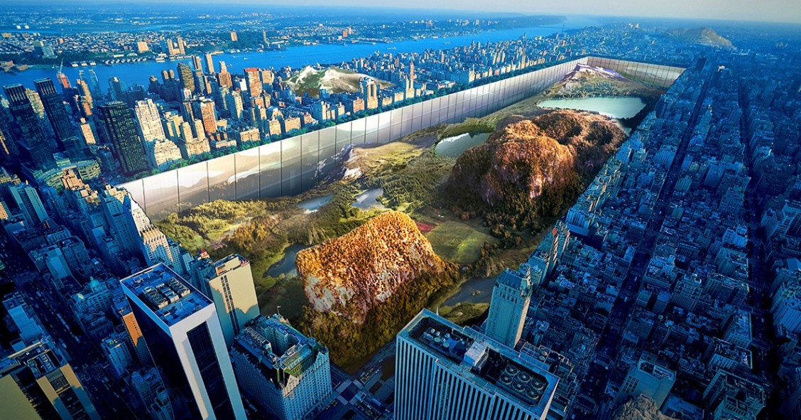 Afundar o Central Park? Um projeto no mínimo inovador...