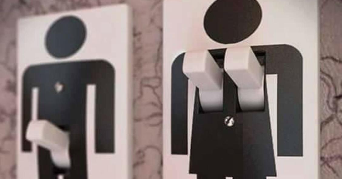 “Guerra dos sexos”: os rótulos mais divertidos que podes encontrar nas casas de banho 