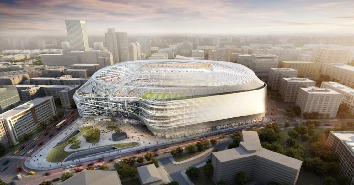 Novo estádio do Real Madrid terá cobertura retrátil e um ecrã em 360º 