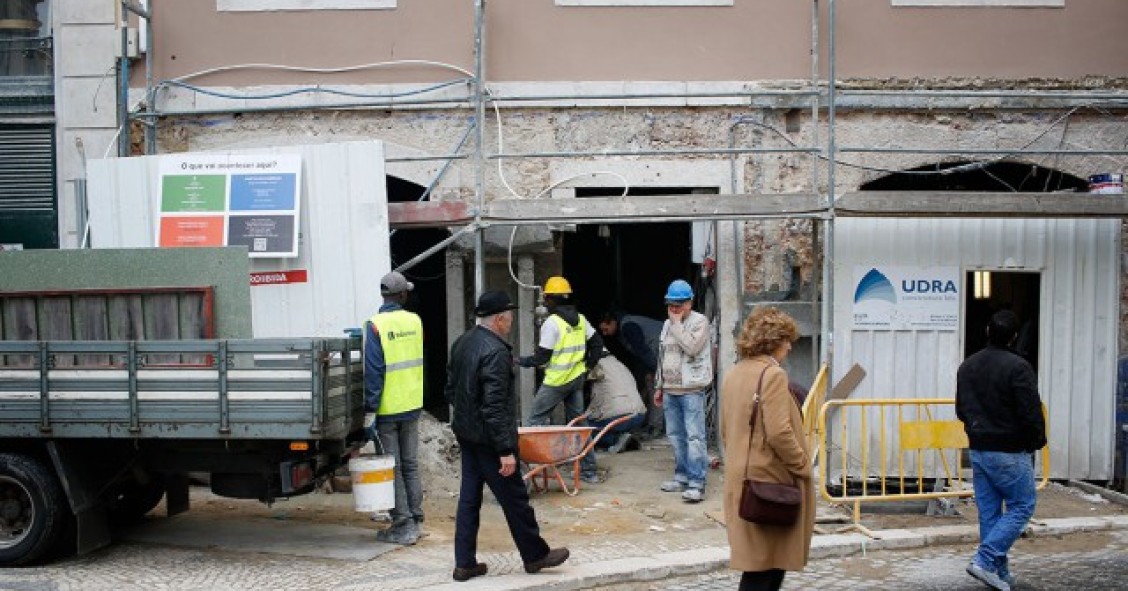 Construção emprega 9% dos trabalhadores em Portugal