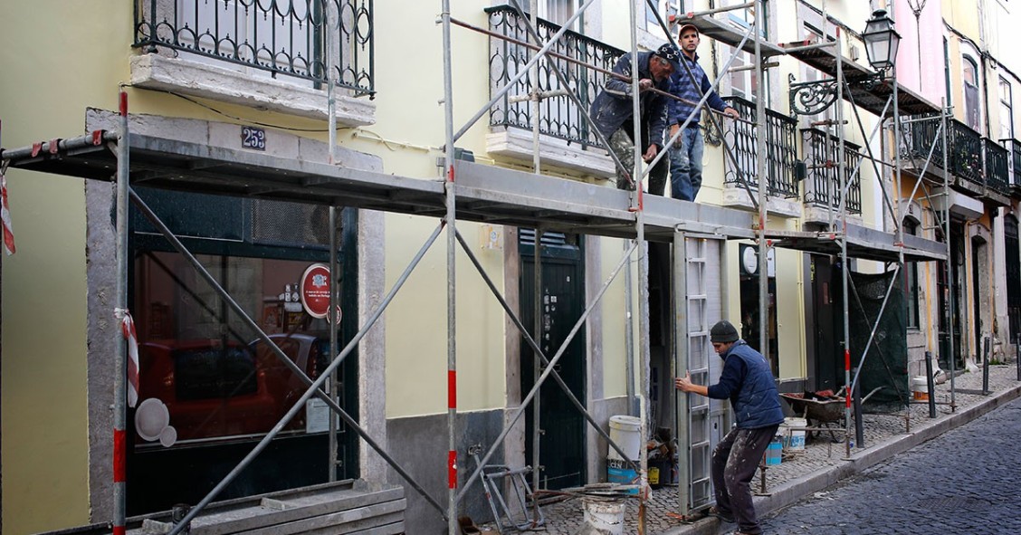 Reabilitação ao rubro: atividade aumenta e carteira de encomendas dispara 32,6% num ano