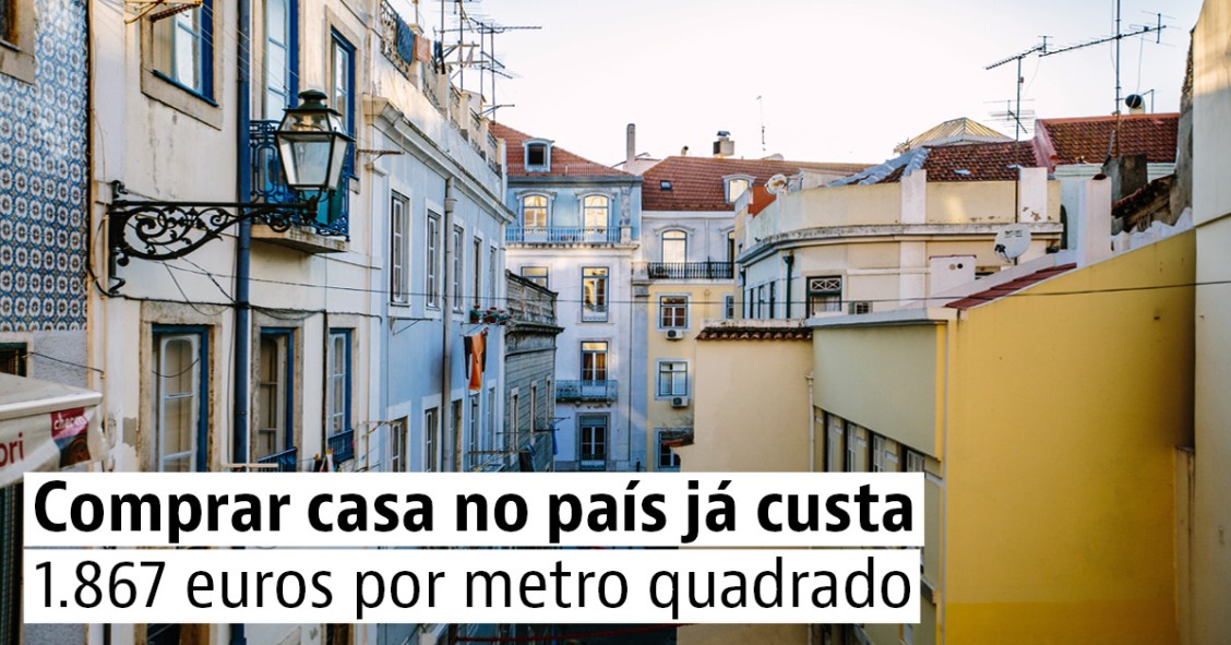 Preço das casas sobe 6,4% em Portugal no segundo trimestre (em Lisboa recua 0,4%)