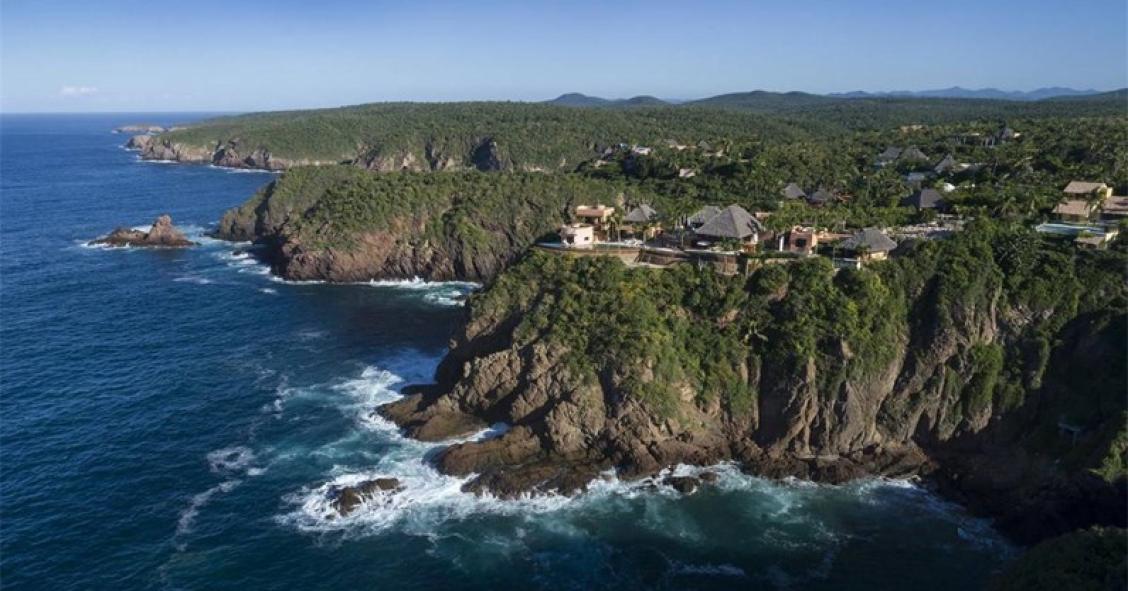 Está localizada em Careyes, no México