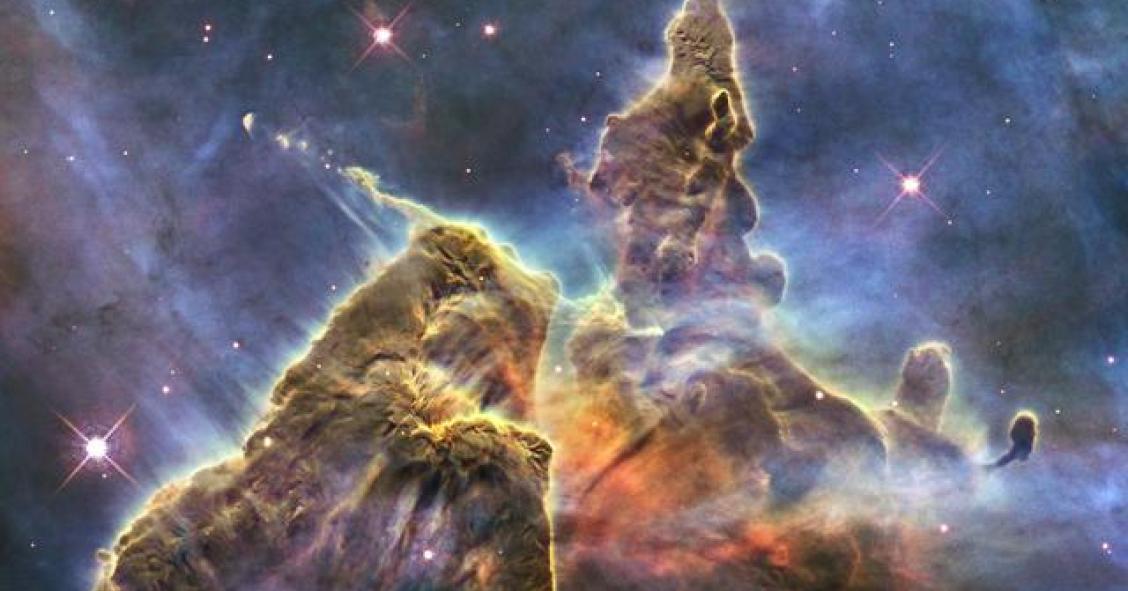 Nebulosa conhecida como 'Os Pilares da Criação'