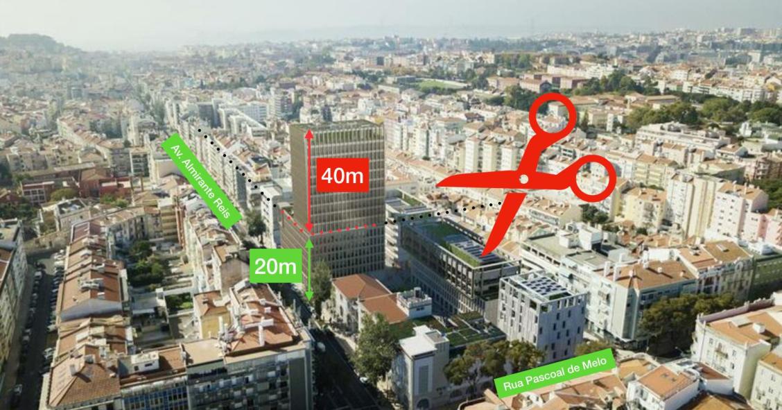 Polémica torre da Portugália perde 11 metros (passa a ter 49)