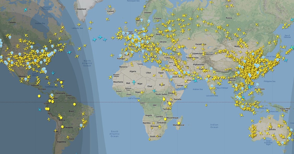 Aviões “desaparecem” dos céus de Portugal e do mundo 