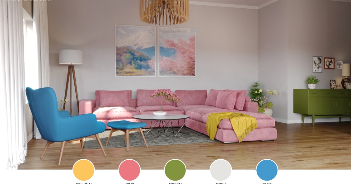 6 paletas de cores fantásticas inspiradas na natureza (e como usá-las na sala de estar)