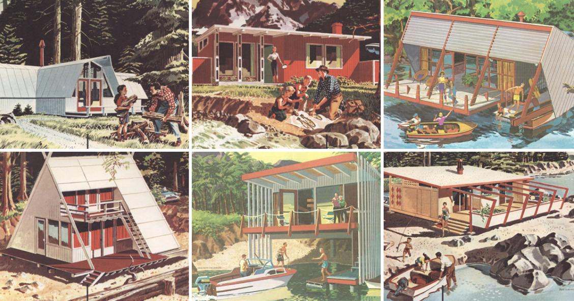Futuristas e abertas à natureza: assim eram as casas de férias pré-fabricadas dos EUA nos anos 50