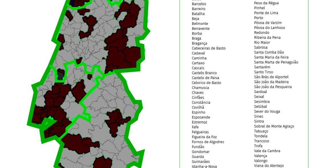 Empresas dos 121 concelhos que confinam hoje responsáveis por 80% da riqueza produzida no país