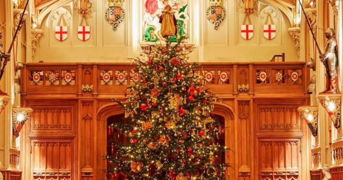 A incrível decoração do Castelo de Windsor para o Natal