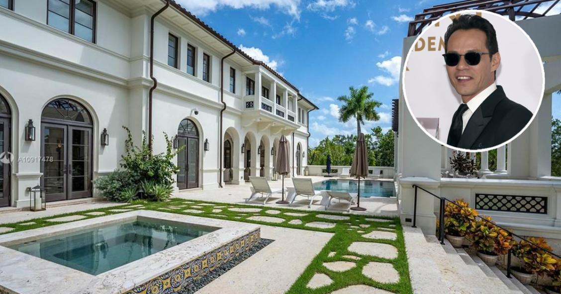 Marc Anthony pede 27 milhões de dólares por uma mansão de sonho em Miami