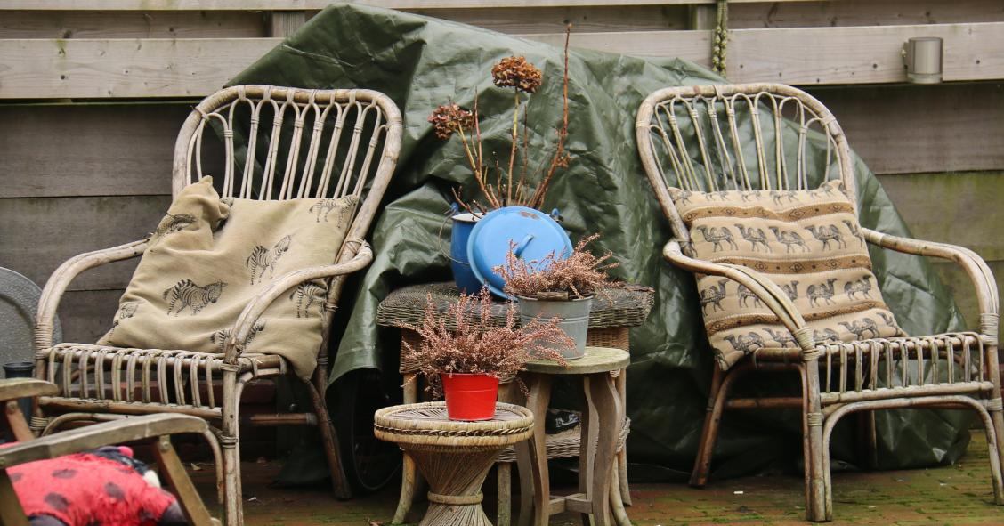 Aquecer uma varanda ou terraço no inverno