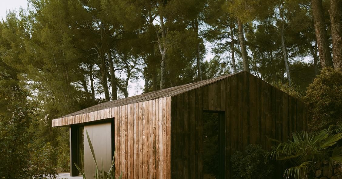 casa pré-fabricada de madeira
