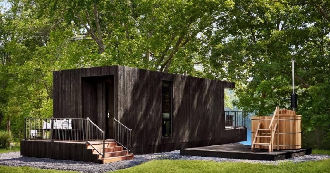 Hurley House, um hotel pré-fabricado