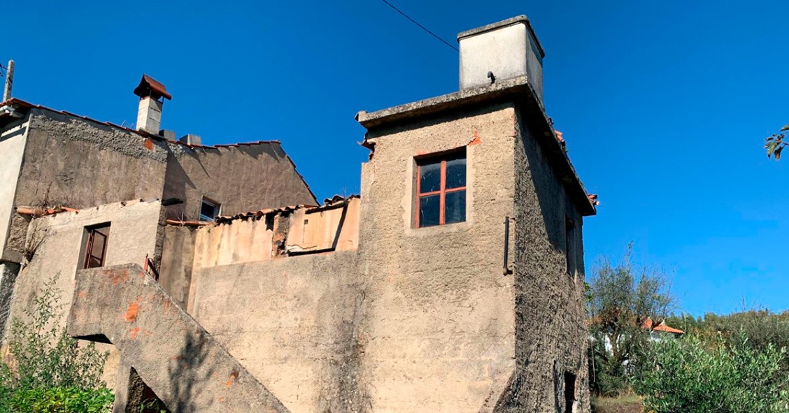 casa em ruínas